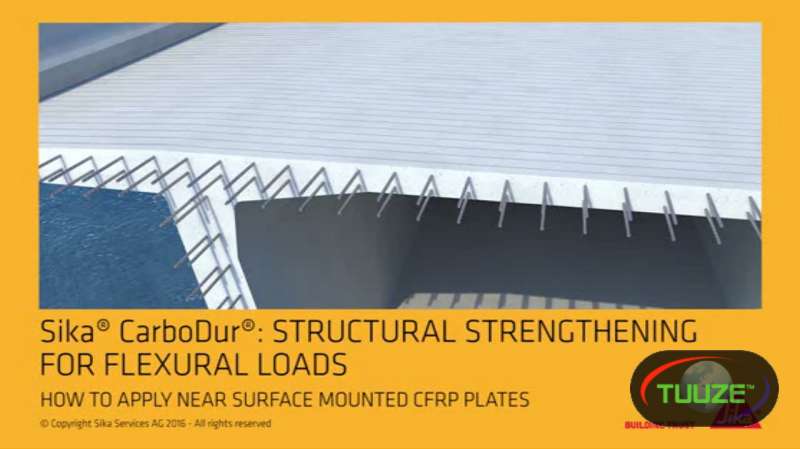External structural strengthening carbon fibre rod
