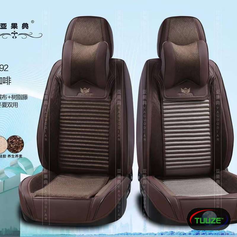 Heavy duty camouflage elegant leather seat covers