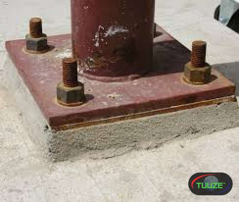 Machine base plate anchoring and grouting services