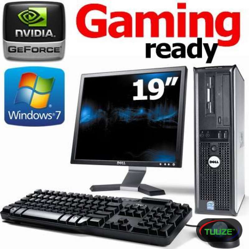SIMPLE GAMING PC COMPLETE WITH 19INCH TFT 4gb ram