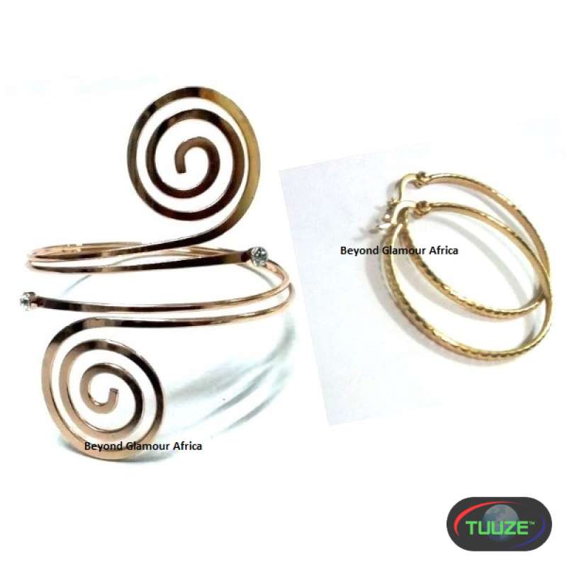 Womens-Golden-swirl-armlet-with-earrings-11700221408.jpg